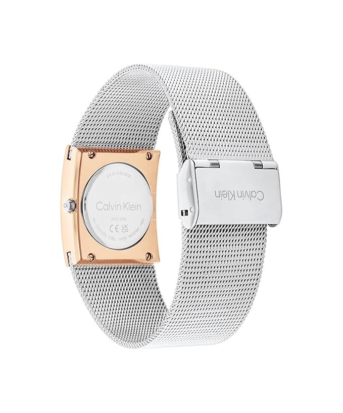 Ck Pulse Women Quartz Dual Tone Dial Analog Mesh Watch