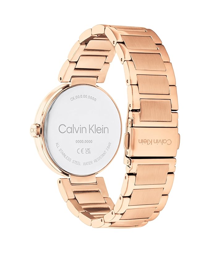 Calvin Klein Analogue Quartz Watch for Women Sensation Collection with Stainless Steel or Leather Bracelets