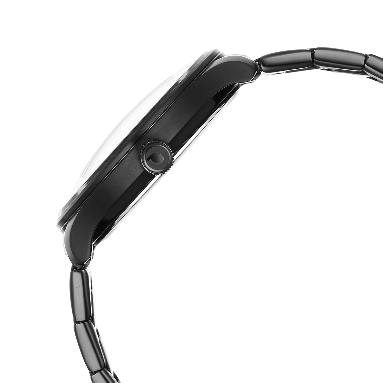 Titan Quartet Quartz Analog Black Dial Black Stainless Steel Strap Watch for Men