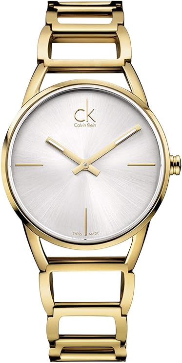 Calvin Klein CK K3G23526 Stately Gold Tone Watch for Women
