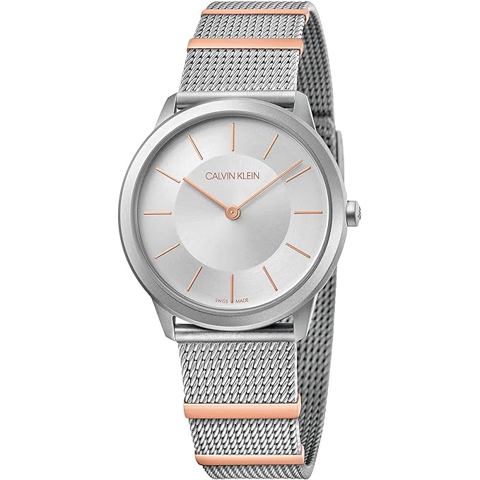 Calvin Klein Silver Dial Stainless Steel Strap Analogue Quartz Men's Watch