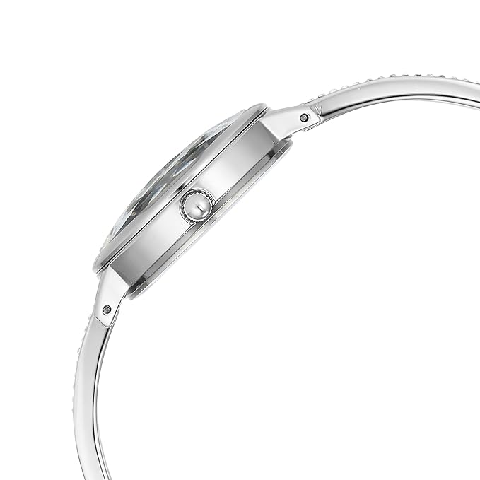 Titan Raga Showstopper Quartz Analog Blue Dial Silver Metal Strap Watch For Women