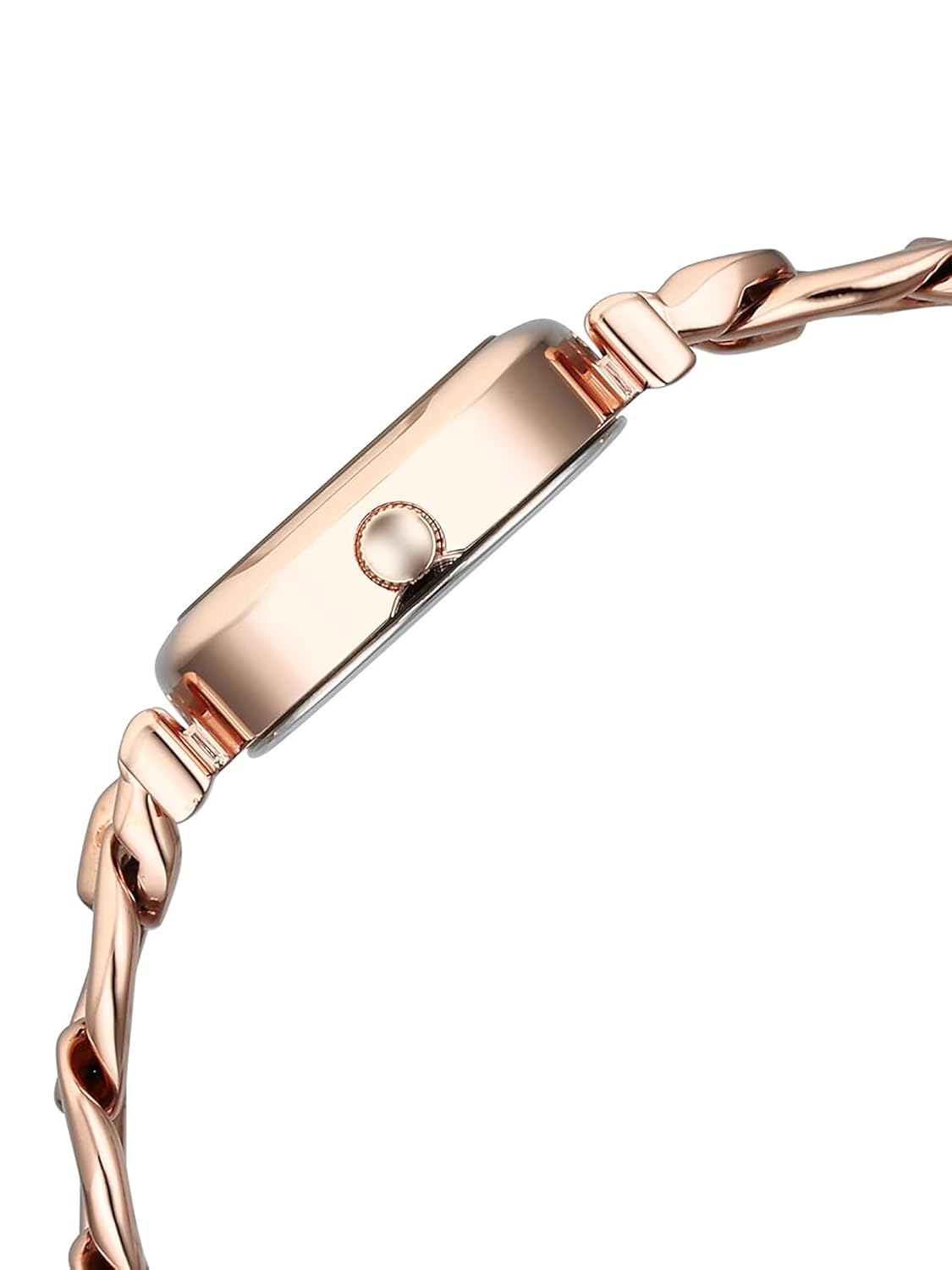 Titan Raga Showstopper Quartz Analog Rose Gold Dial Metal Strap Watch For Women
