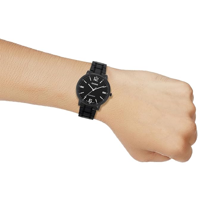 Casio Enticer Ladies LTP-SN5YB-1A Analog Black Dial Women