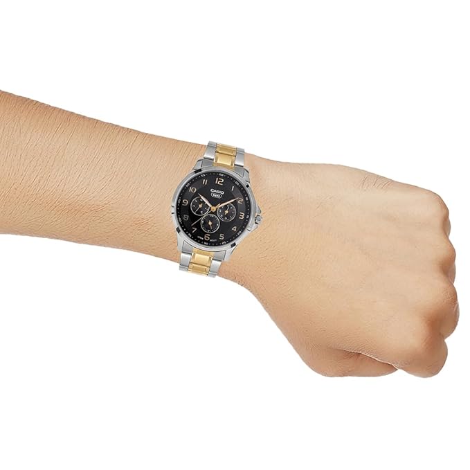 Casio Enticer Men MTP-SN2KSG-9A Analog Yellow Dial Men