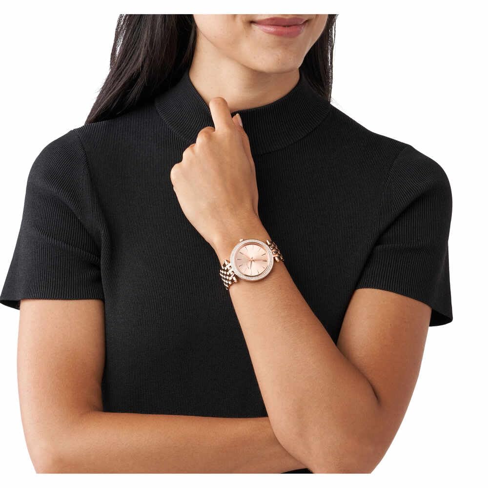 Michael Kors Analog Rose Gold Dial, Band Women's Watch