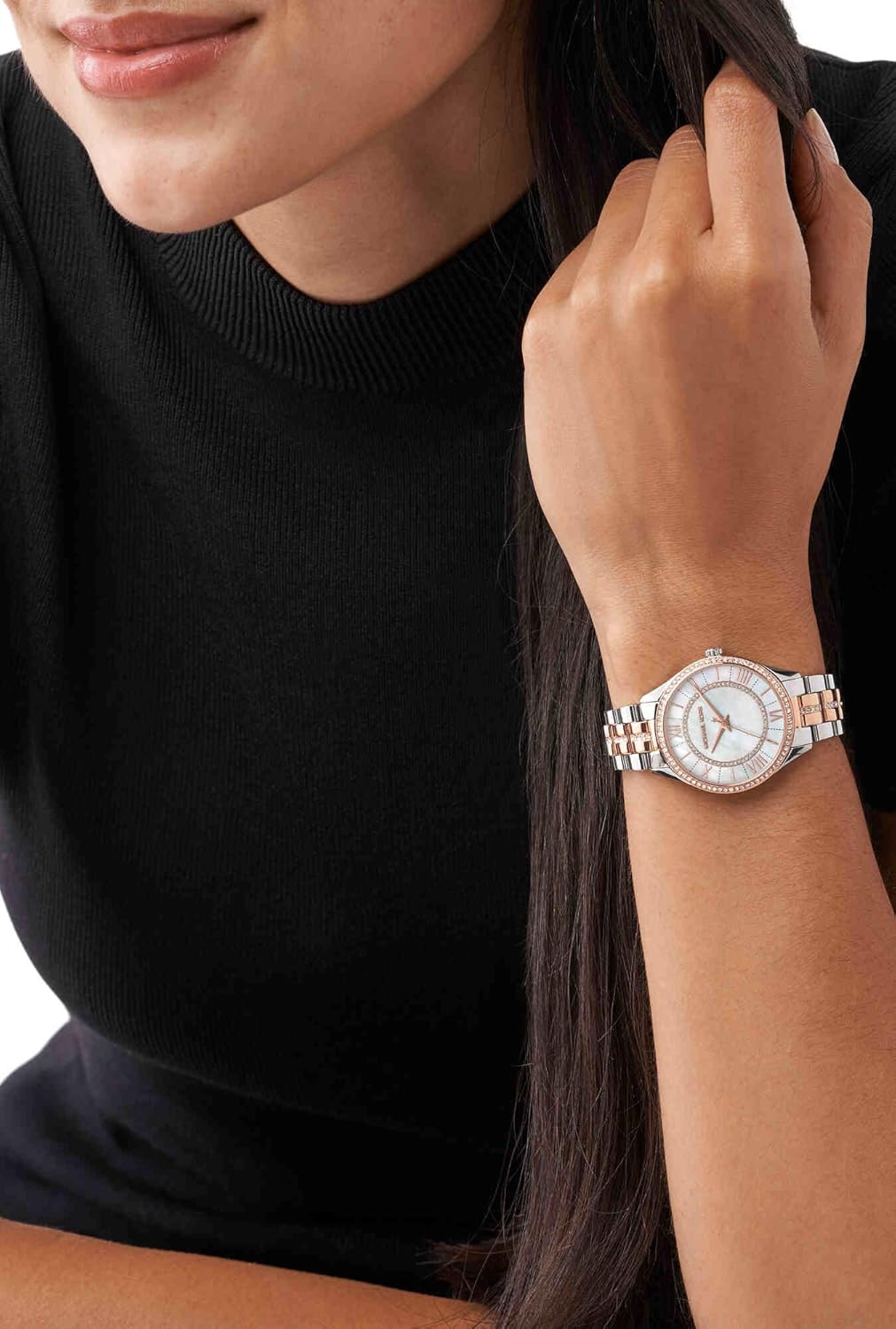 Michael Kors Lauryn Two Tone Watch