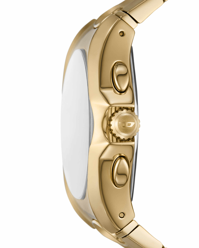 Diesel D-Curve Gold Watch