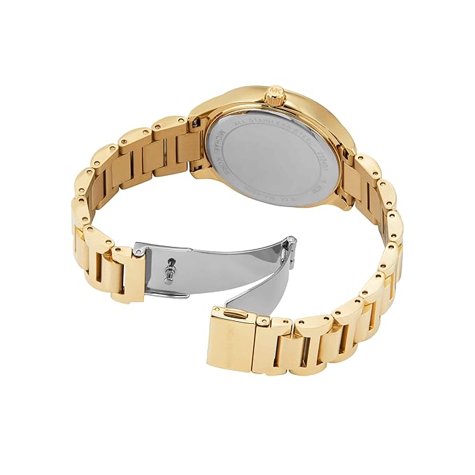 Michael Kors Stainless Steel Analog White Dial Women's Watch