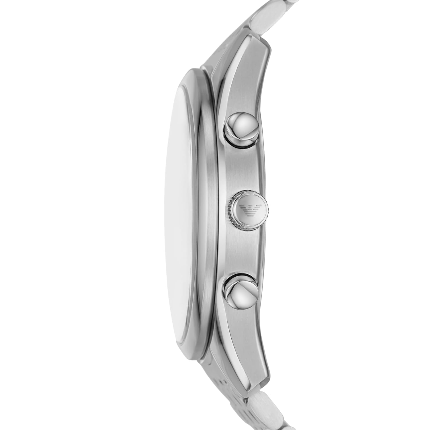 Emporio Armani Stainless Steel Analog Green Dial Men Watch, Silver Band