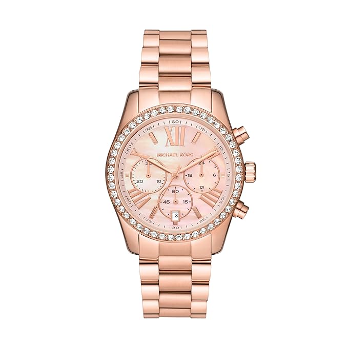 Michael Kors Lexington Analog Pink Dial Women's Watch