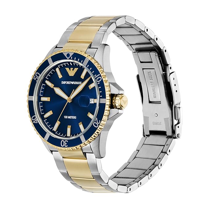 Emporio Armani Two Tone Watch