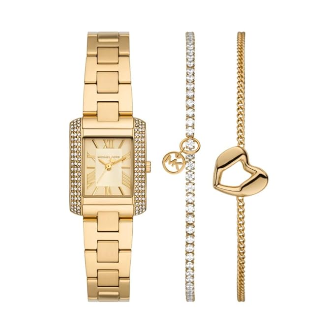 Michael Kors Emery Gold Watch MK7510SET