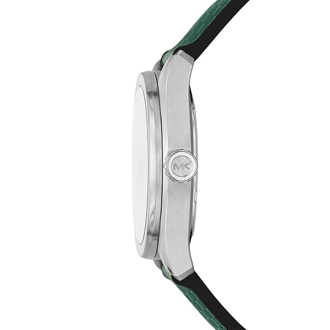 Michael Kors Men's Analog Accelerator 2 Green Quartz Fabric Watch