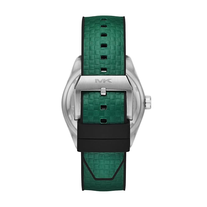 Michael Kors Men's Analog Accelerator 2 Green Quartz Fabric Watch