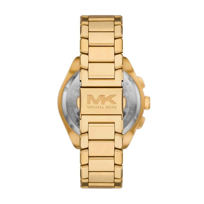 Michael Kors Analog Men Accelerator 2.0 Black Dial Gold Watch