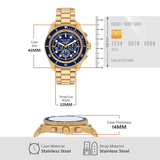 Michael Kors Maritime Gold Watch