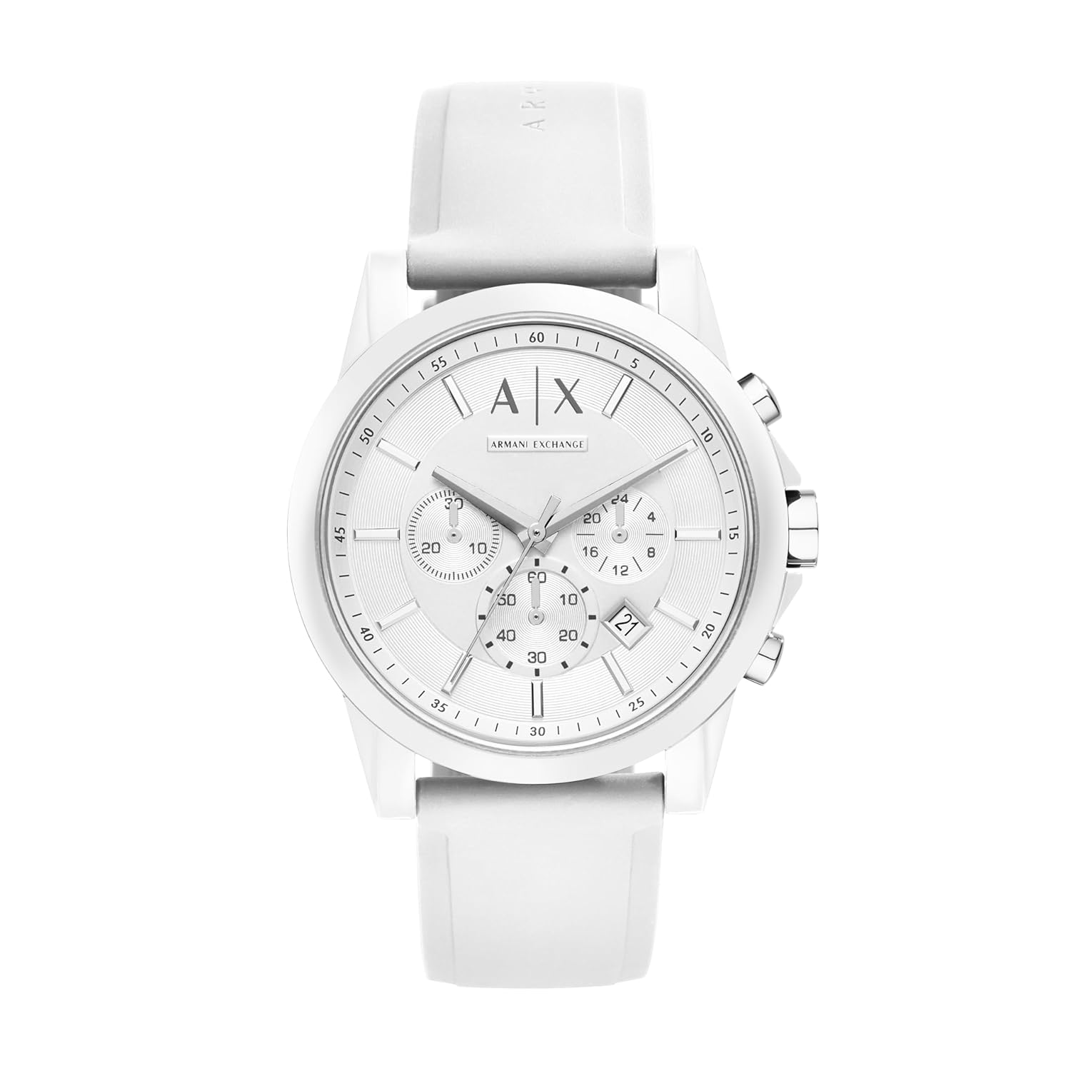 Armani Exchange Outerbanks Analog White Dial Men's Watch