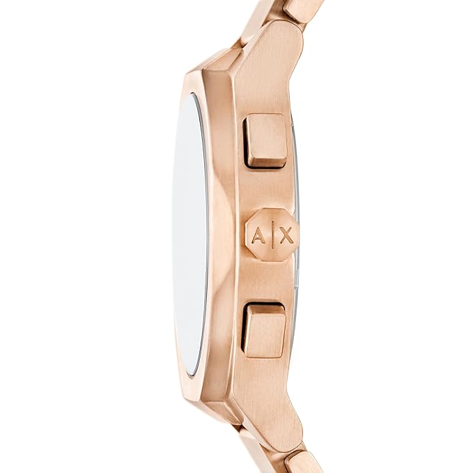 Armani Exchange NA Rose Gold Quartz Stainless Steel Watch