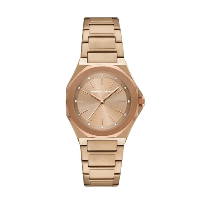 Armani Exchange Gold Watch