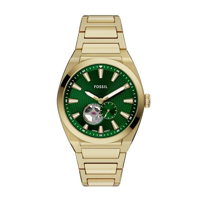 Fossil Everett Gold Automatic Stainless Steel Watch