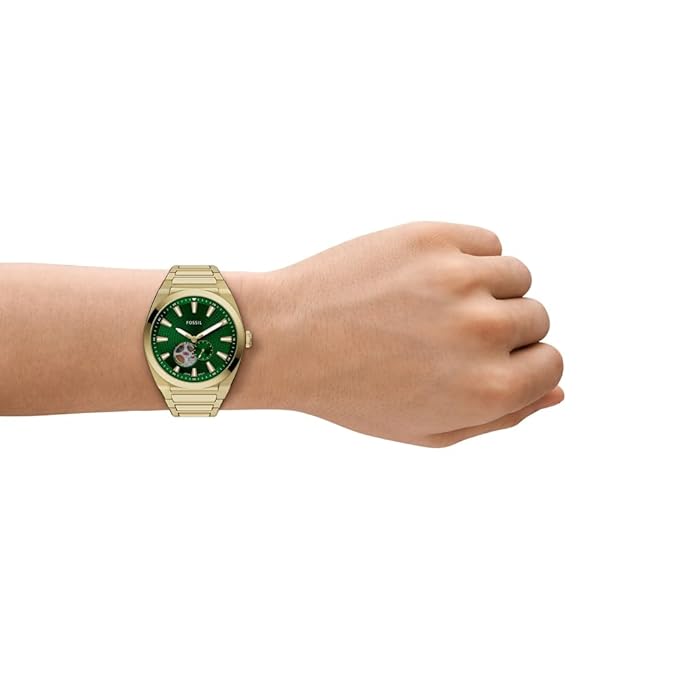 Fossil Everett Gold Automatic Stainless Steel Watch