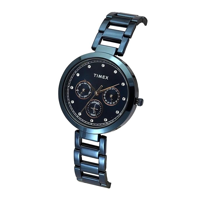 TIMEX Analog Watch for Women with Round Dial & Water Resistant Women's Wrist Watches