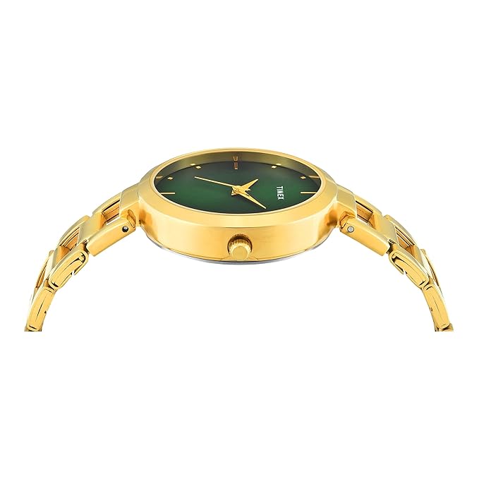 TIMEX Analog Watch for Woman with Round Dial & Water Resistant Women's Wrist Watches