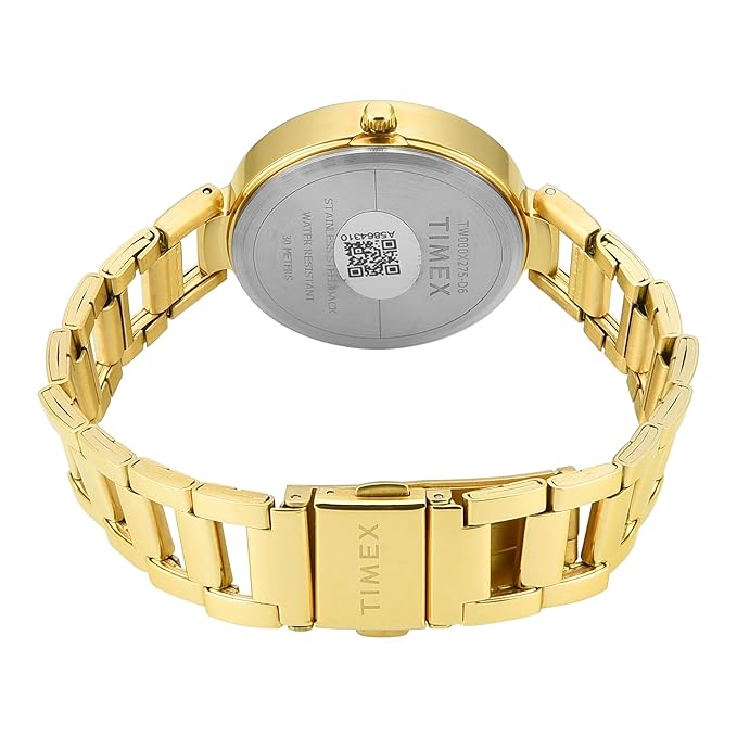 TIMEX Analog Watch for Woman with Round Dial & Water Resistant Women's Wrist Watches