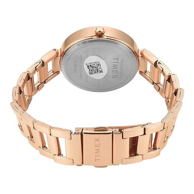 TIMEX Analog Watch for Woman with Round Dial & Water Resistant Women's Wrist Watches