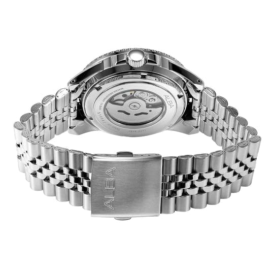 Alba Blue Dial Automatic Watch AU4051X1, Men's Sporty Timepiece
