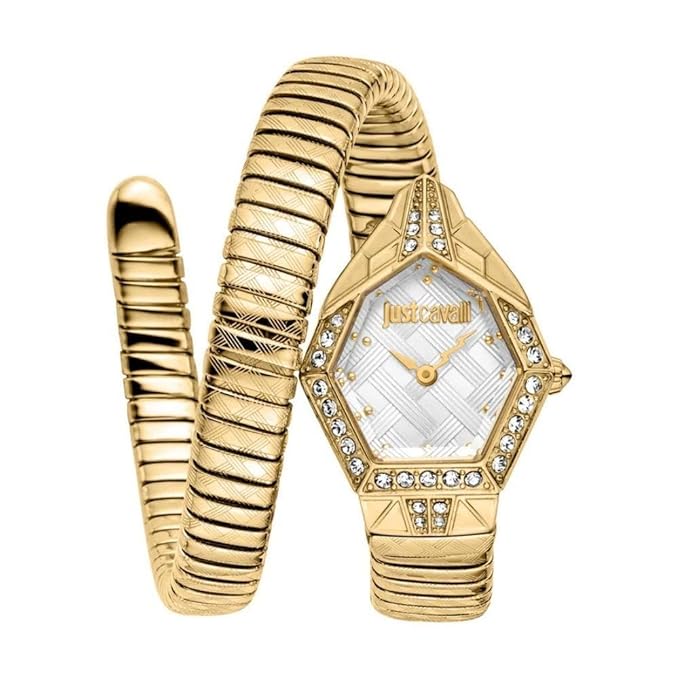 Just Cavalli JC1L303M0025 Ornato Snake Analog Watch for Women