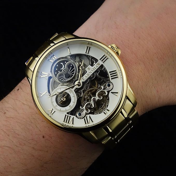 EARNSHAW Longitude Analog White Dial Men's Watch