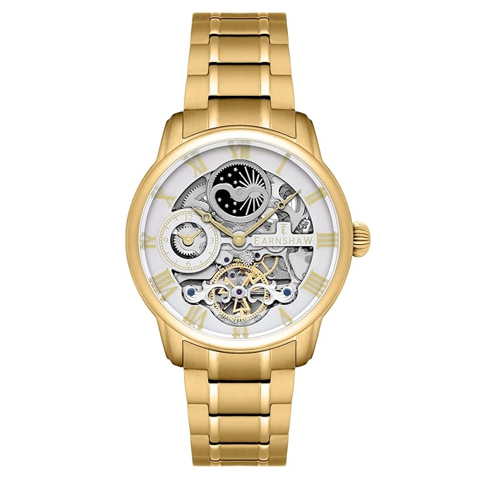 EARNSHAW Longitude Analog White Dial Men's Watch
