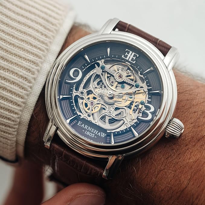 Thomas Earnshaw Longcase Analog Black Dial Men's Watch