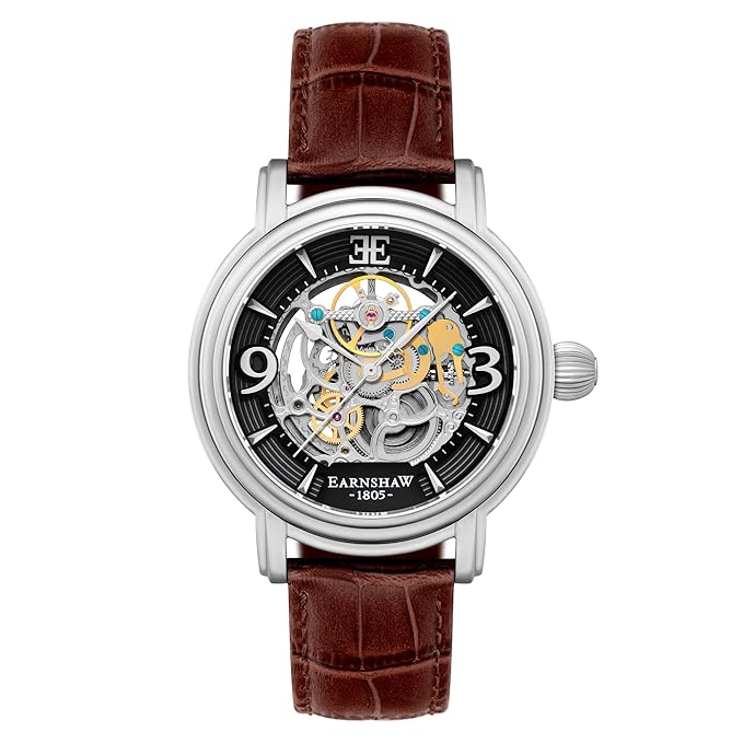 Thomas Earnshaw Longcase Analog Black Dial Men's Watch