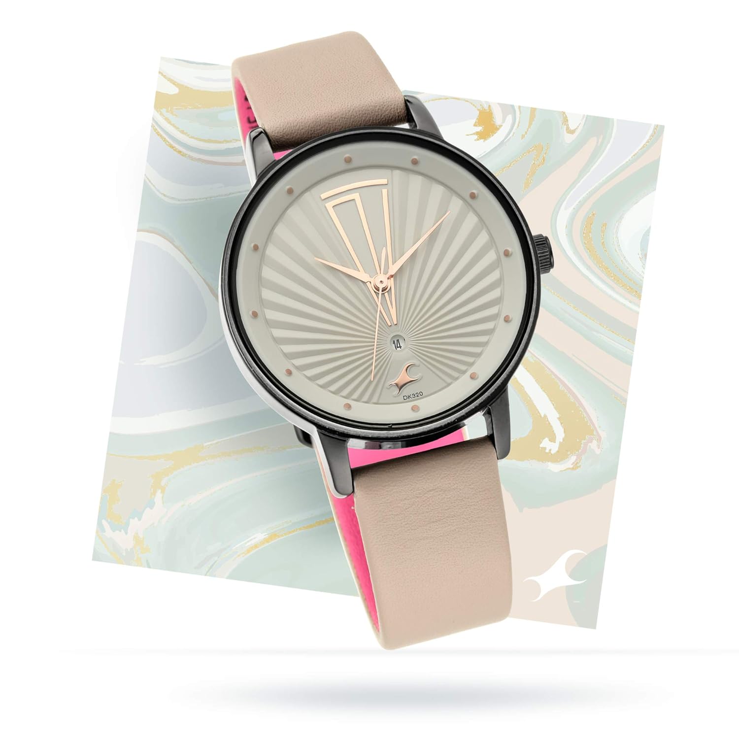 Fastrack Ruffles Collection Analog Gray Dial Women's Watch