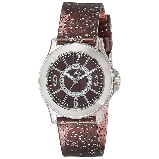 Fastrack Trendies Analog Brown Dial Women's Watch