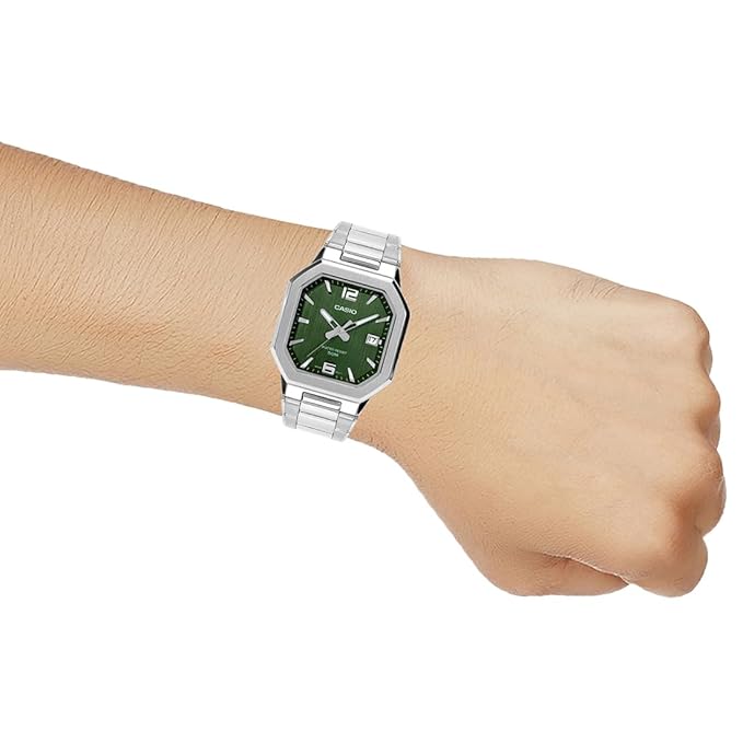 Casio Enticer Men MTP-B195D-3AVDF Analog Green Watch Men