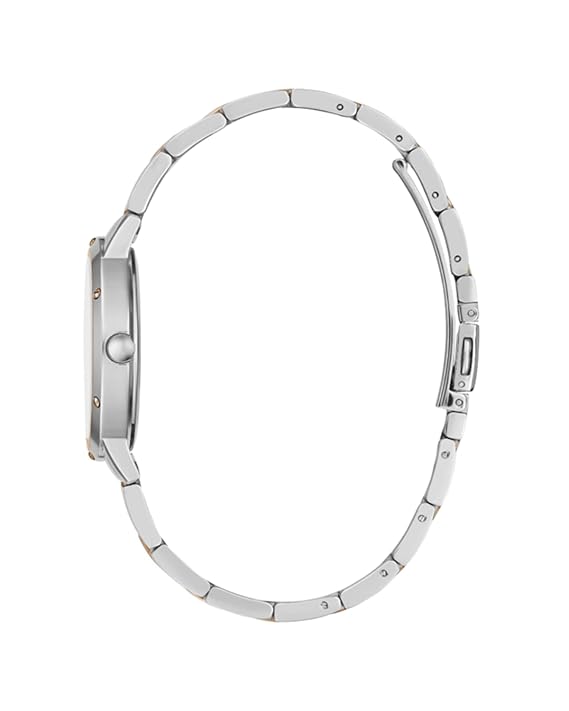 GUESS Analog Gold Dial Women's Watch-GW0404L3 Stainless Steel, Multicolor Strap