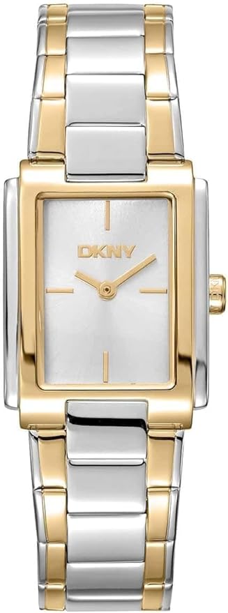 DKNY Everyday Analog Silver Rectangle Dial Women's Watch