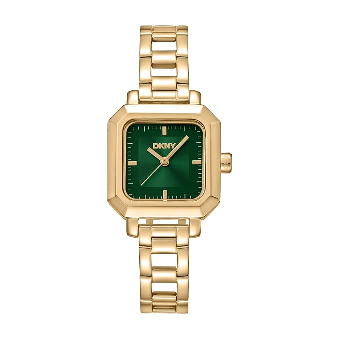 DKNY Urban Plain 2 Hands Japanese Movement Rectangle Dial, Bracelet Width 12 x 12 MM, 30 m Water Resistance Women's Wrist Watch