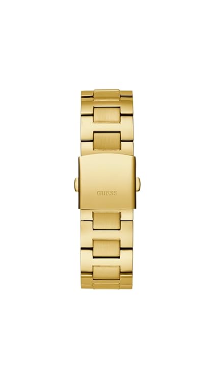 GUESS Stainless Steel Analog Black Dial Men's Watch