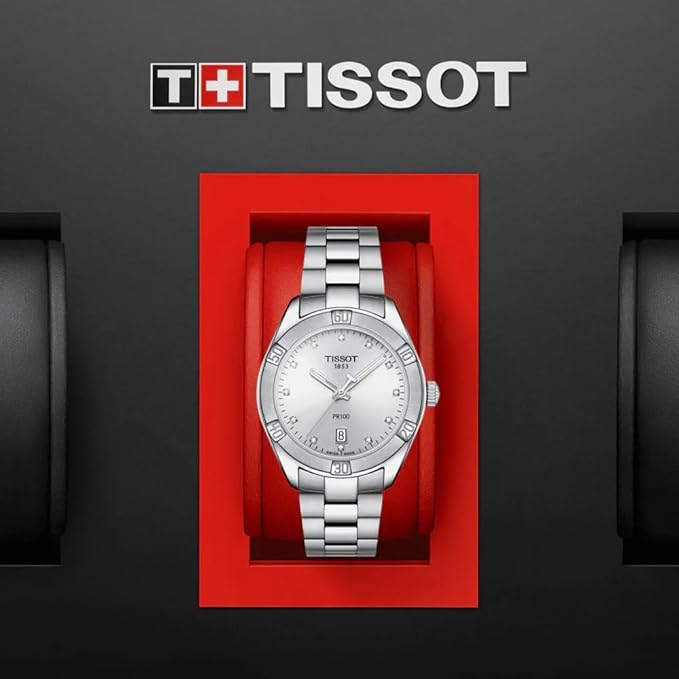 Tissot PR 100 Silver Dial Women's Watch