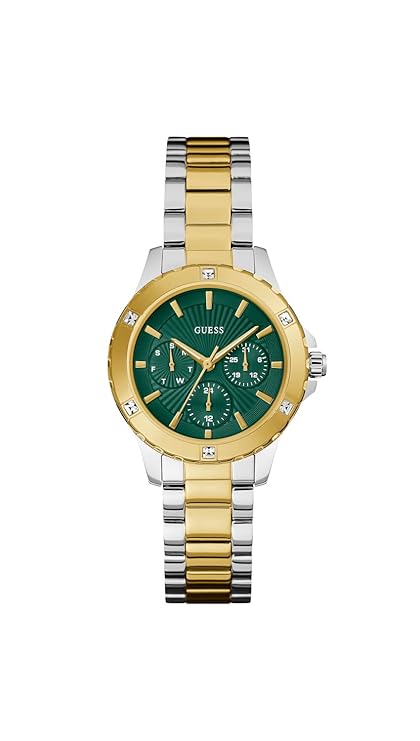 GUESS Women Round Dial Analogue & Water Resistant Women's Wrist Watches
