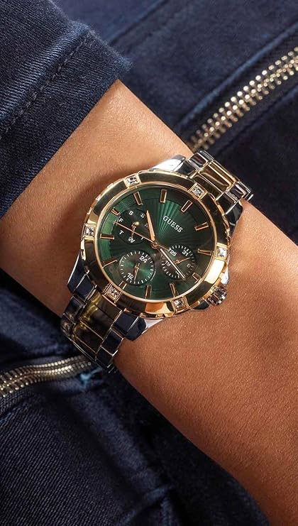GUESS Women Round Dial Analogue & Water Resistant Women's Wrist Watches