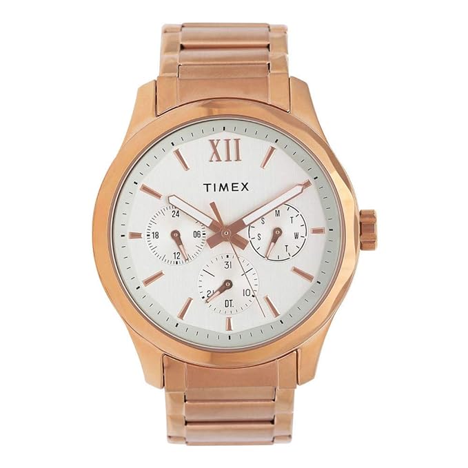 TIMEX Empera Analog Watch for Men with Round Dial & Water Resistant Man's Wrist Watches