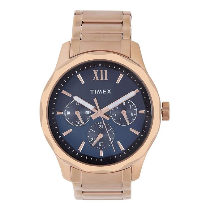 TIMEX Empera Analog Watch for Men with Round Dial & Water Resistant Man's Wrist Watches