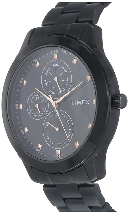 TIMEX Analog Watch for Men with Round Dial & Water Resistant Man's Wrist Watches