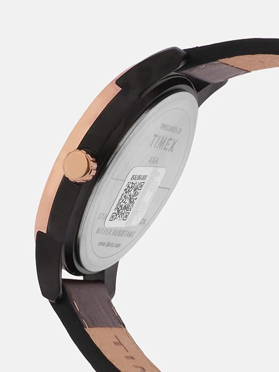TIMEX Analog Watch for Men with Round Dial & Water Resistant Man's Wrist Watches